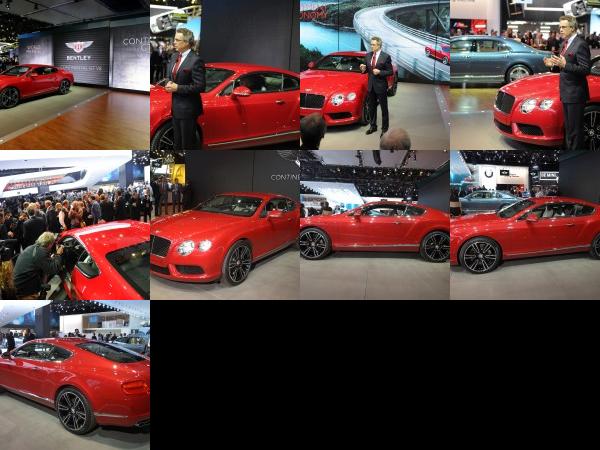 Detroit Bentley Continental GT V8 Detroit 2012 (2012) - picture 1 of 9