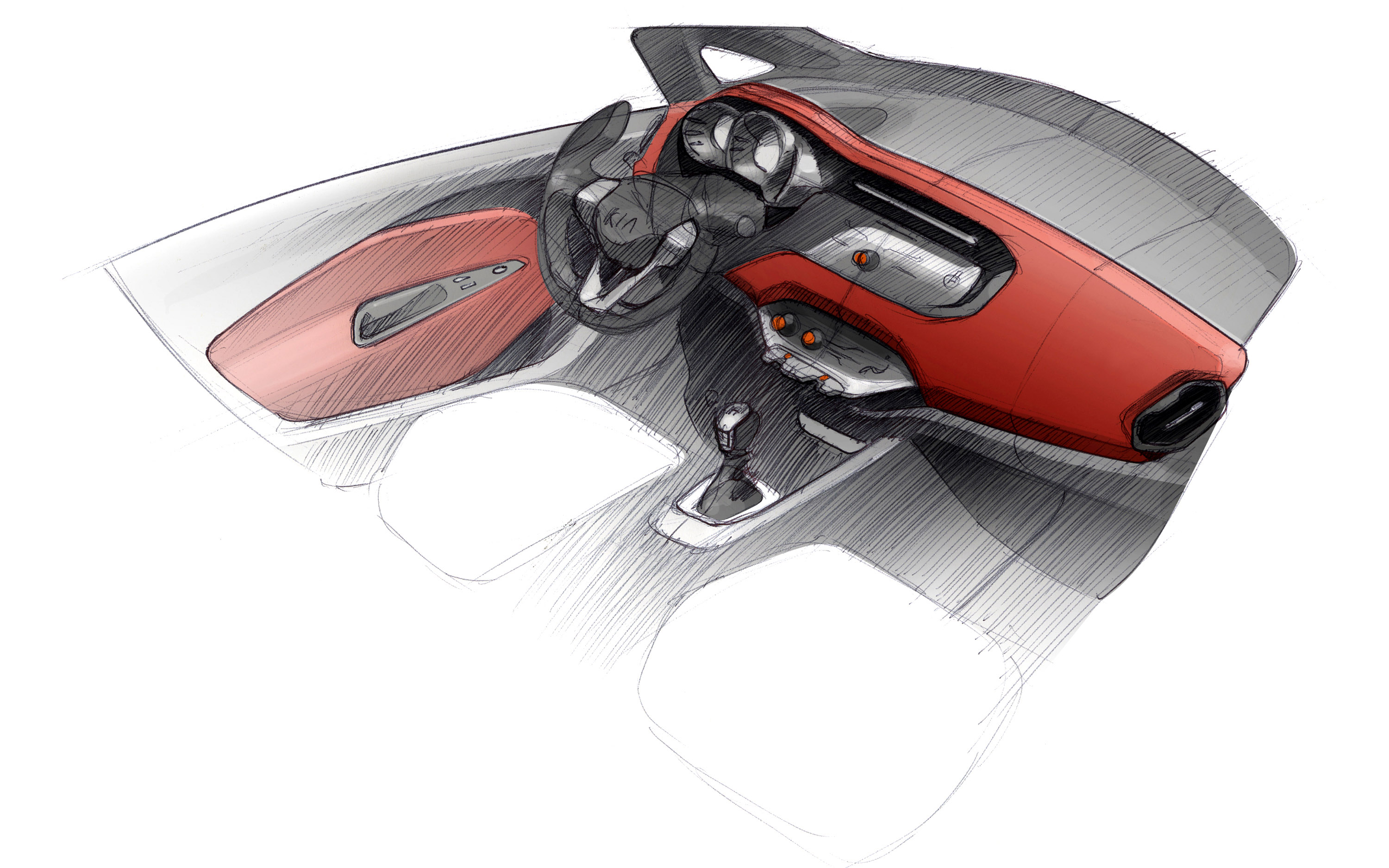 Kia Rio sketch