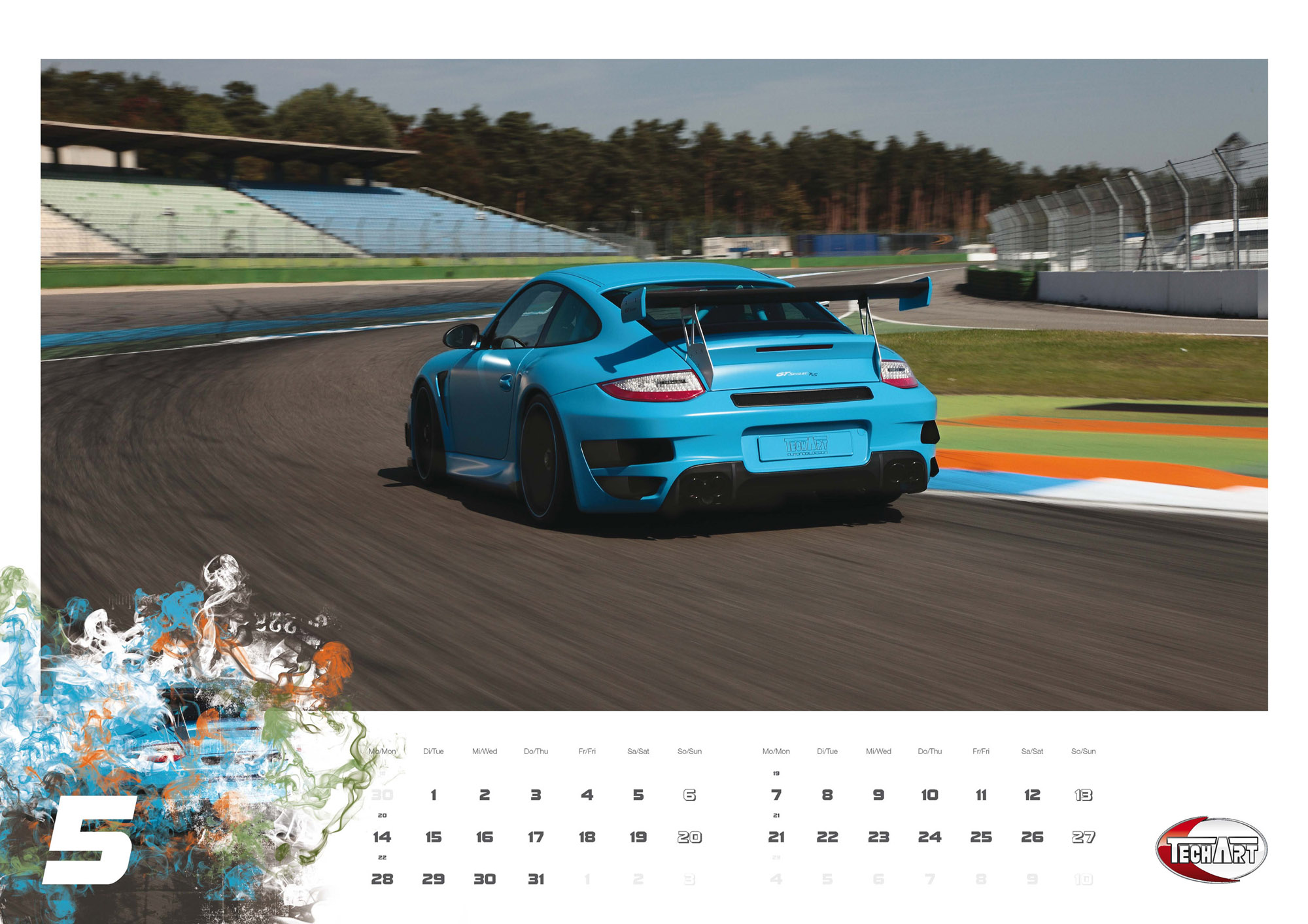 Techart wall calendar