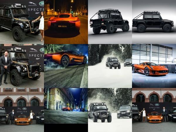 Jaguar Land Rover James Bond Spectre Cars (2015) - picture 1 of 36
