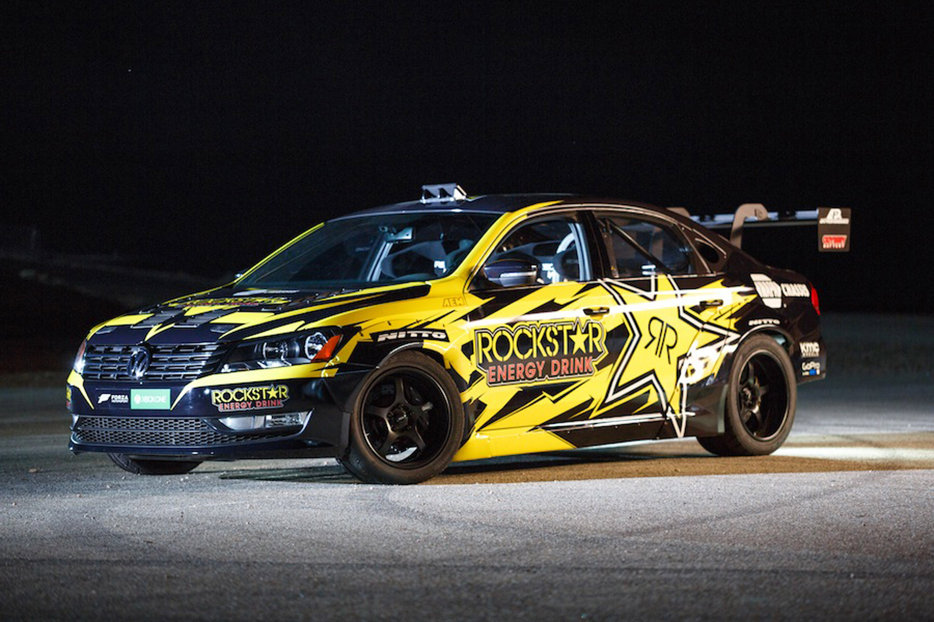 Volkswagen Tanner Foust debuts Rockstar Energy Drink / Nitto Tire VW Passat