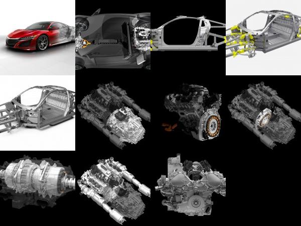 Acura NSX Technical Images (2016) - picture 1 of 11