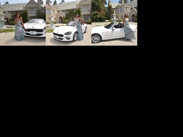 Fiat 124 Spider and Eugena Washington (2017) - picture 1 of 3