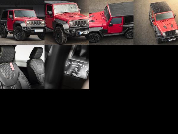 Kahn Firecracker Red Jeep Wrangler Sahara 3.6 Petrol Black Hawk Wide Track Edition (2017) - picture 1 of 6