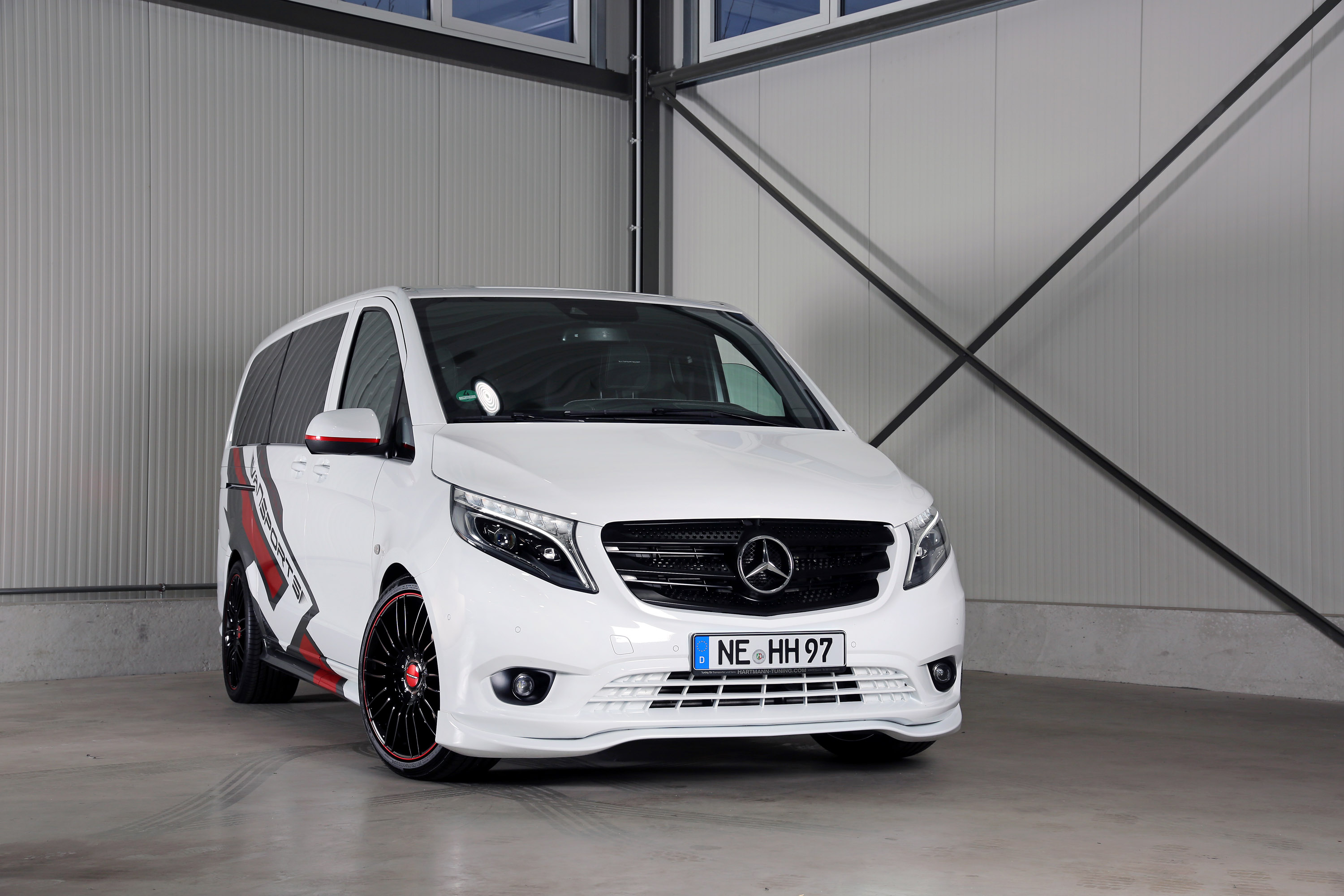 Mercedes-Benz VANSPORT.DE Mercedes-Benz White Sport Van