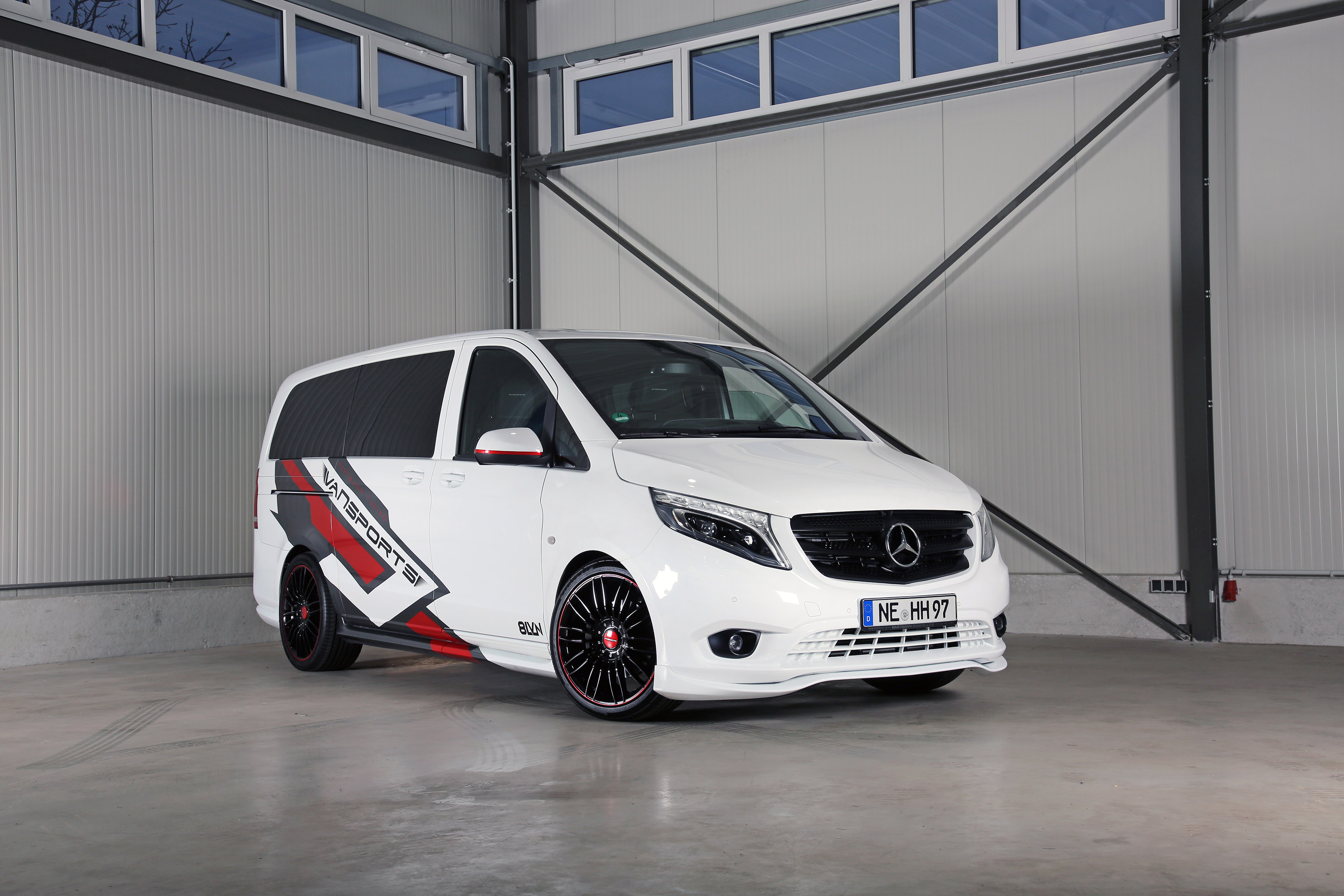 Mercedes-Benz VANSPORT.DE Mercedes-Benz White Sport Van