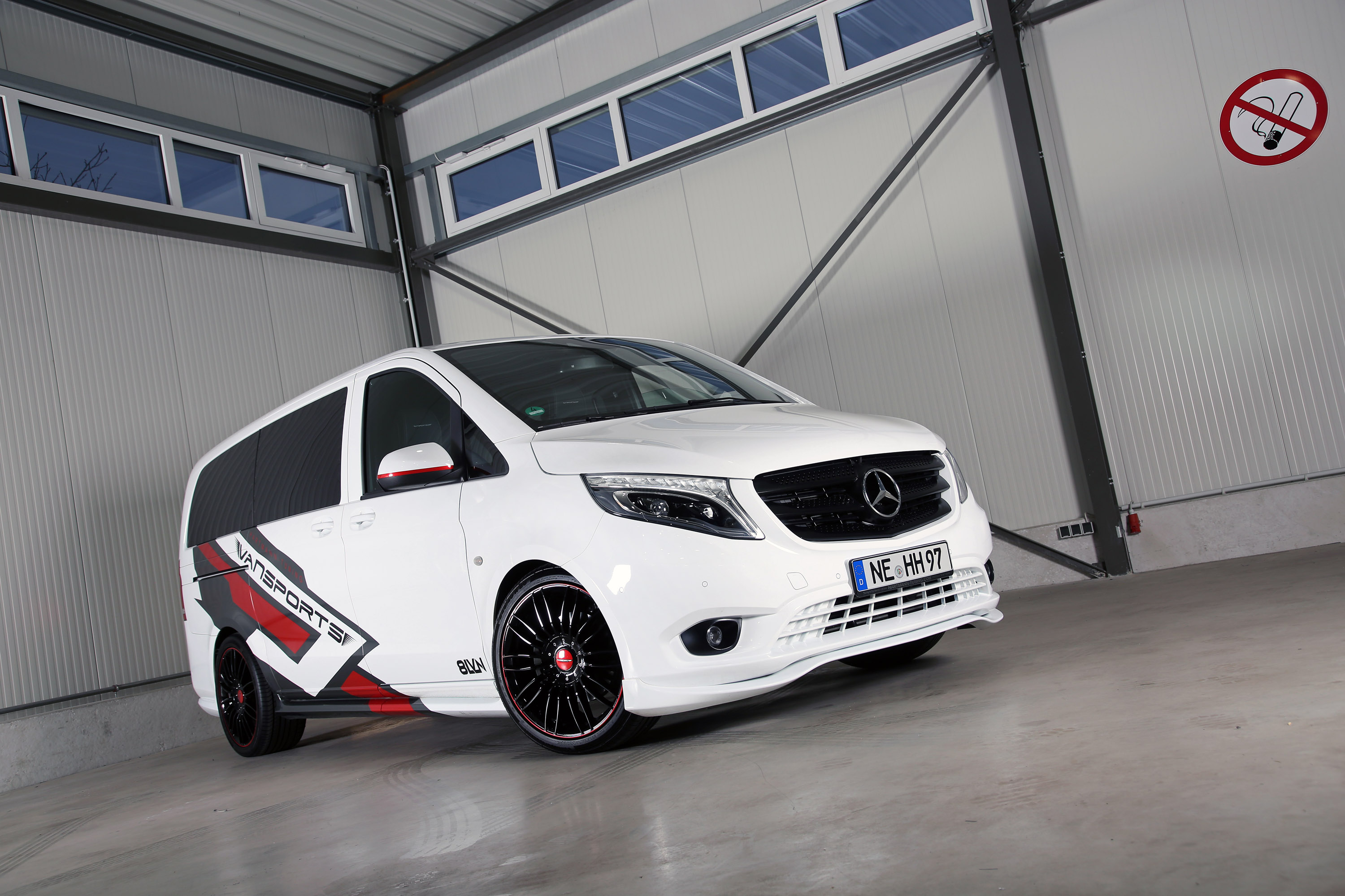 Mercedes-Benz VANSPORT.DE Mercedes-Benz White Sport Van