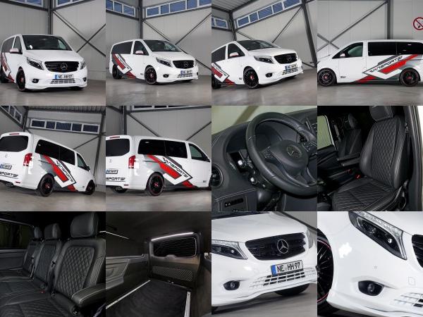 Mercedes-Benz VANSPORT.DE Mercedes-Benz White Sport Van (2019) - picture 1 of 19