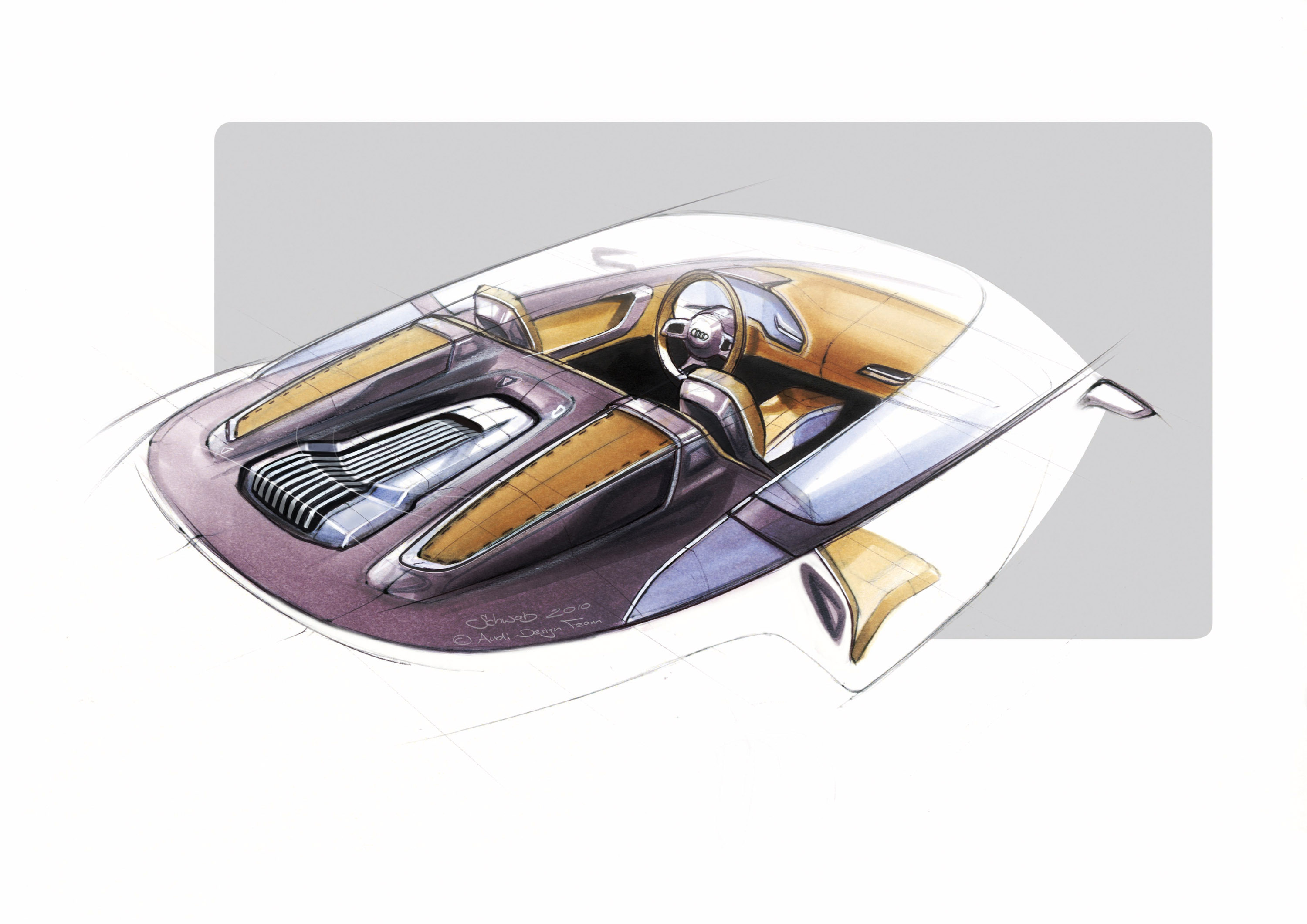 Audi e-tron Spyder sketches