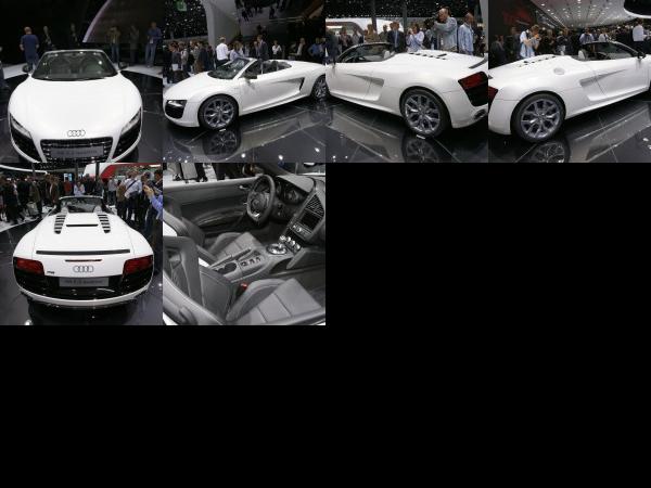 Frankfurt Audi R8 Spyder Frankfurt 2009 (2009) - picture 1 of 6