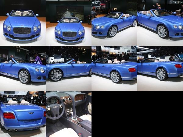 Detroit Bentley Continental GT Speed Convertible Detroit 2013 (2013) - picture 1 of 10