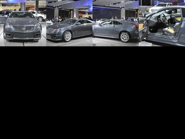 Detroit Cadillac CTS-V Coupe Detroit 2010 (2010) - picture 1 of 4