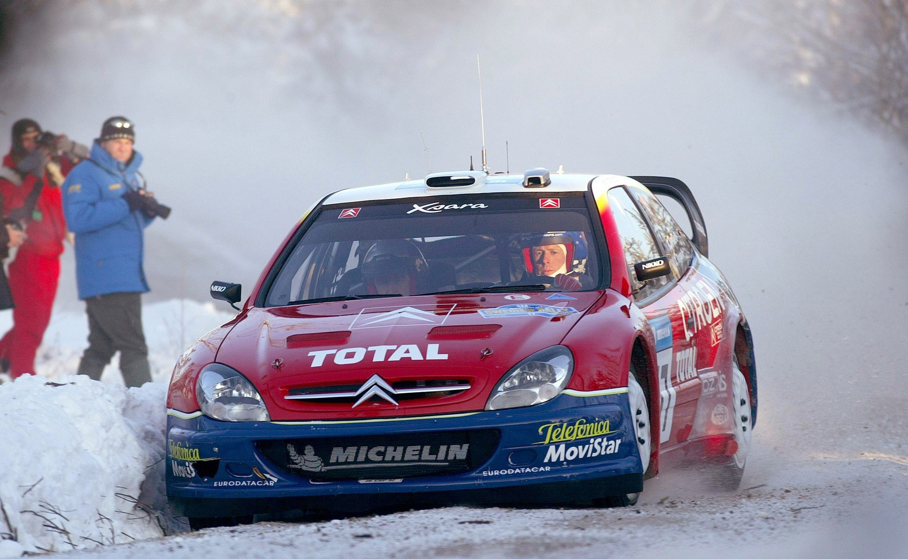 Citroen Colin McRae in the 2003 Citroen Xsara WRC