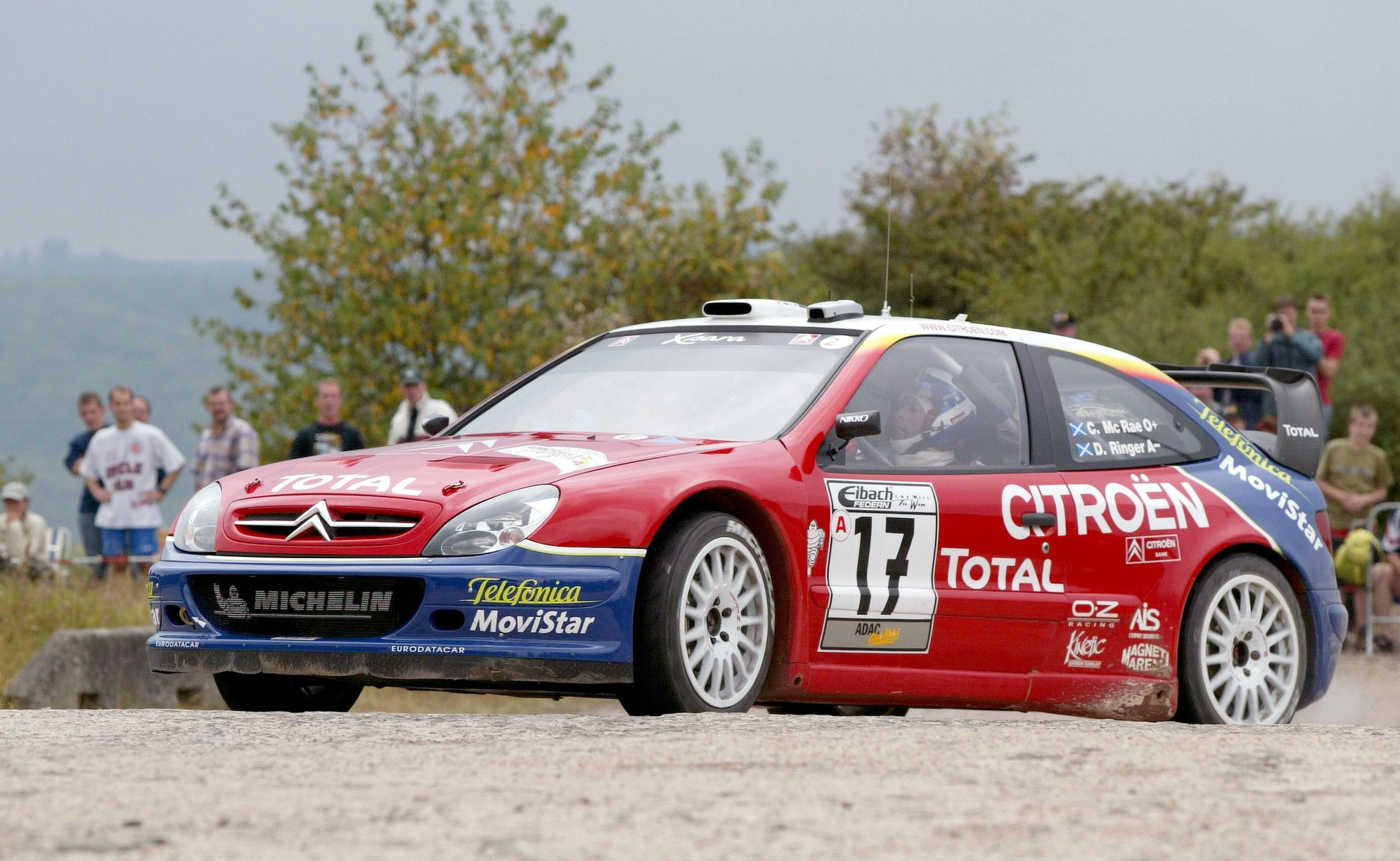 Citroen Colin McRae in the 2003 Citroen Xsara WRC