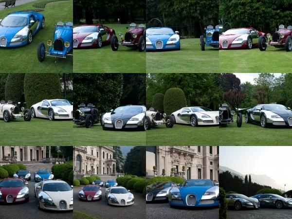 Bugatti Veyrons and Type 35 Grand Prix (2009) - picture 1 of 16