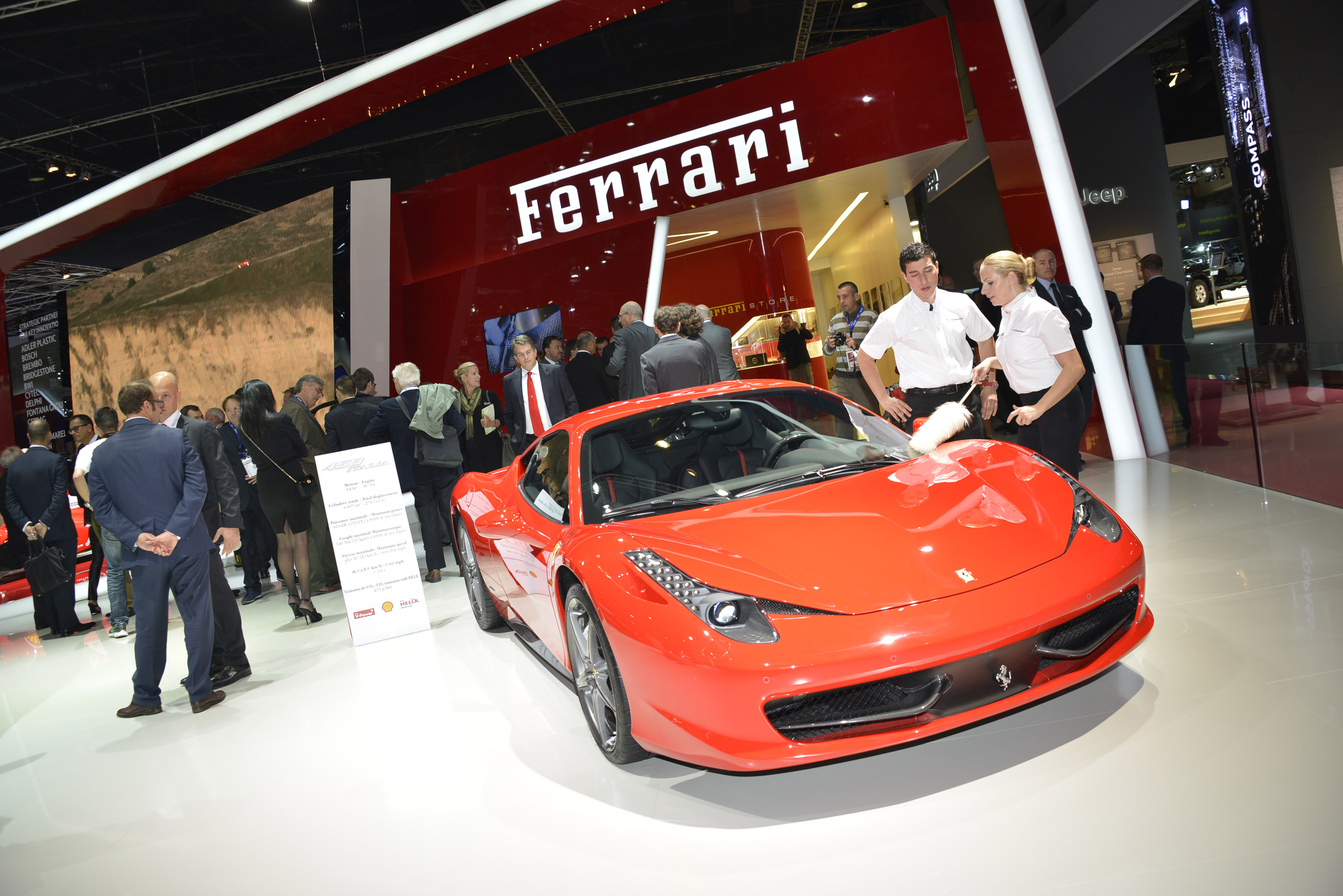 Paris Ferrari at Paris Motor Show 2012