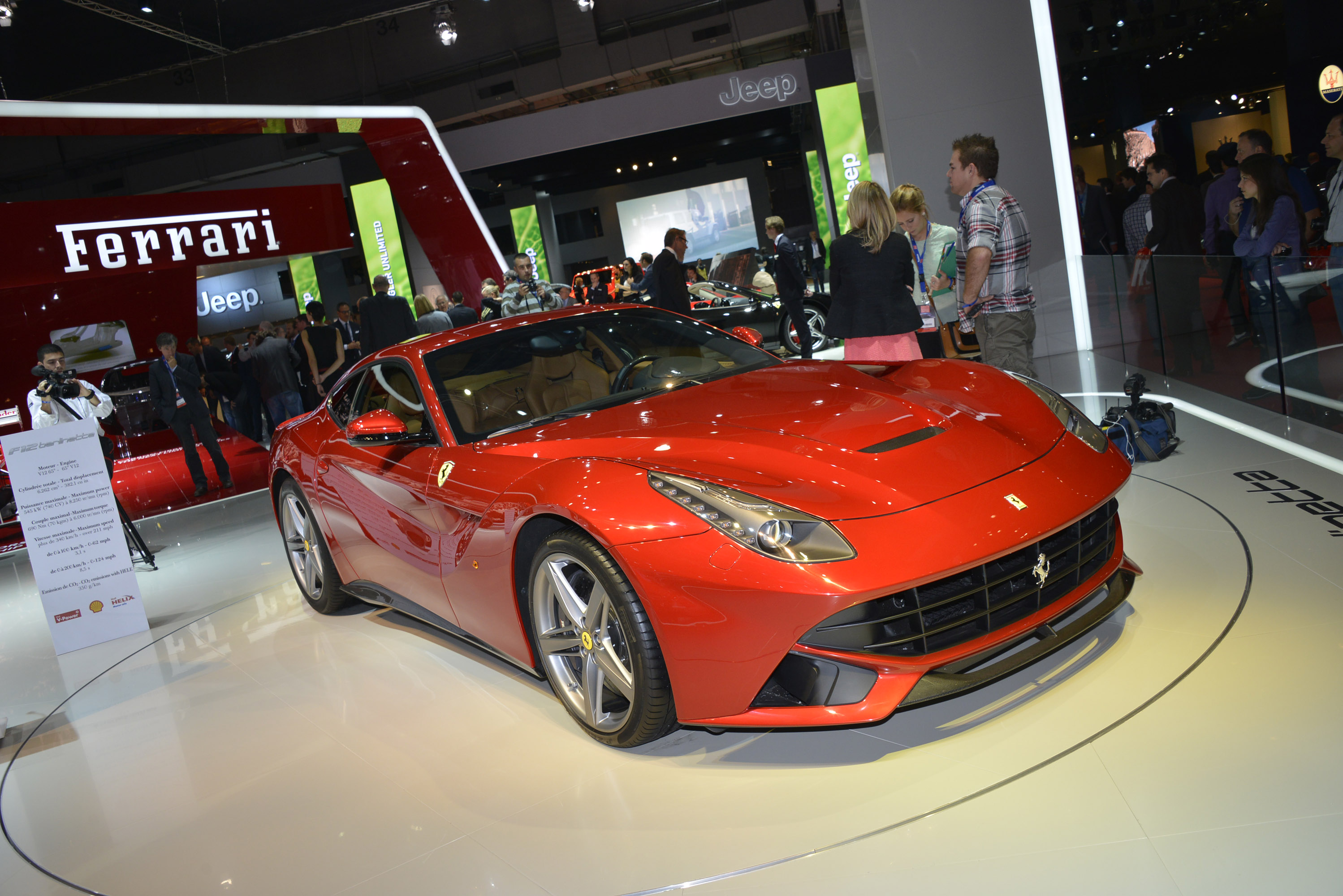 Paris Ferrari at Paris Motor Show 2012
