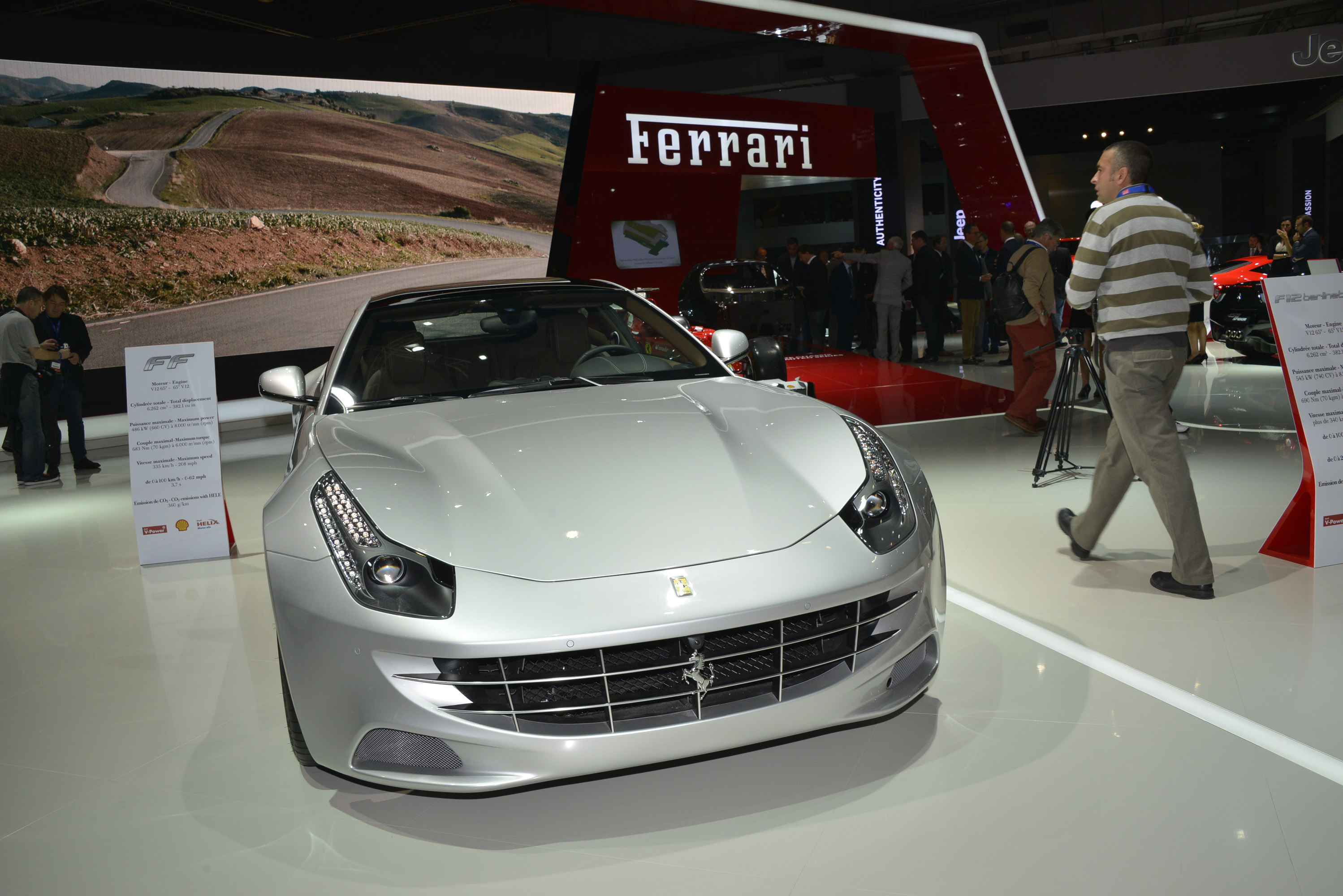 Paris Ferrari at Paris Motor Show 2012