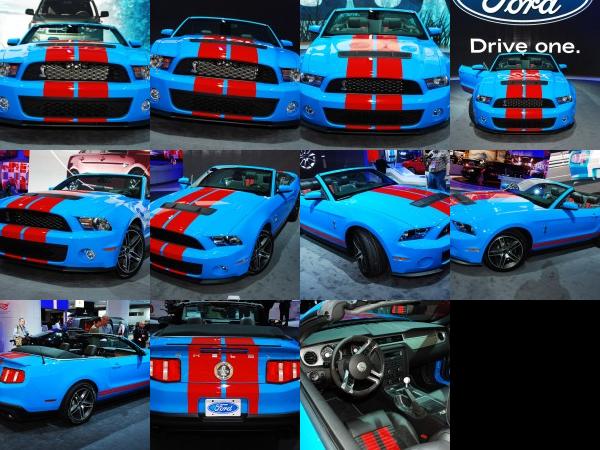 Detroit Ford Mustang Shelby GT500 convertible Detroit 2009 (2009) - picture 1 of 11