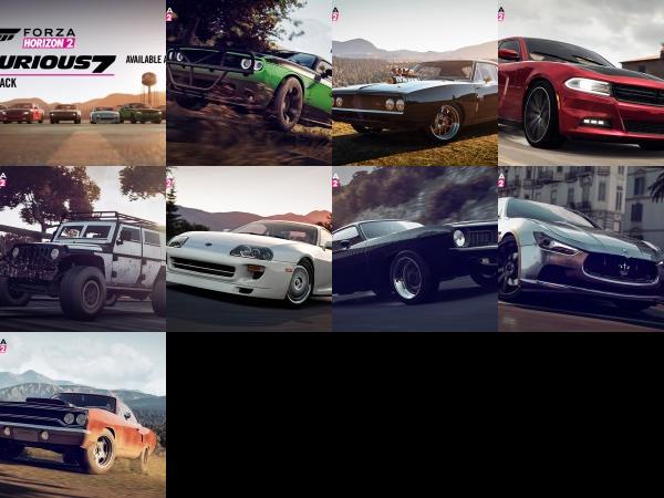 Dodge Forza Horizon 2 Furious 7 Car Pack (2015) - picture 1 of 9