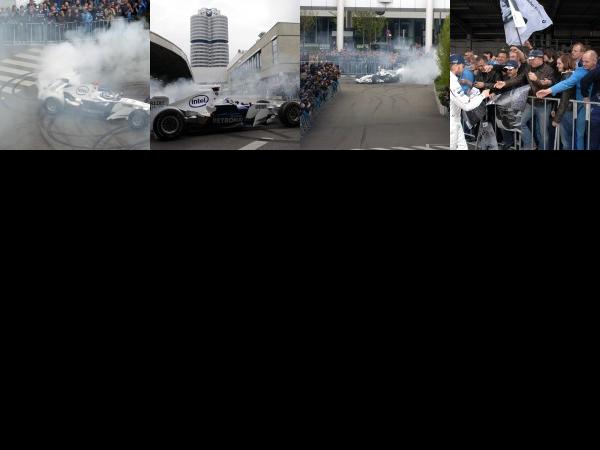 BMW Heidfeld Brings F1 To BMW Plant (2008) - picture 1 of 4