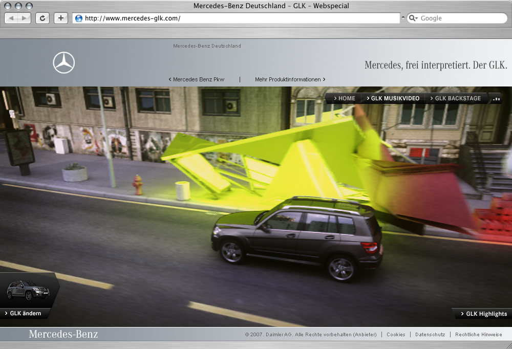 Mercedes-Benz Mercedes Benz Presents an Interactive Web Special