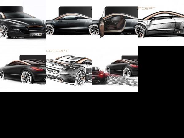 Peugeot RCZ R Concept Sketch (2013) - picture 1 of 7