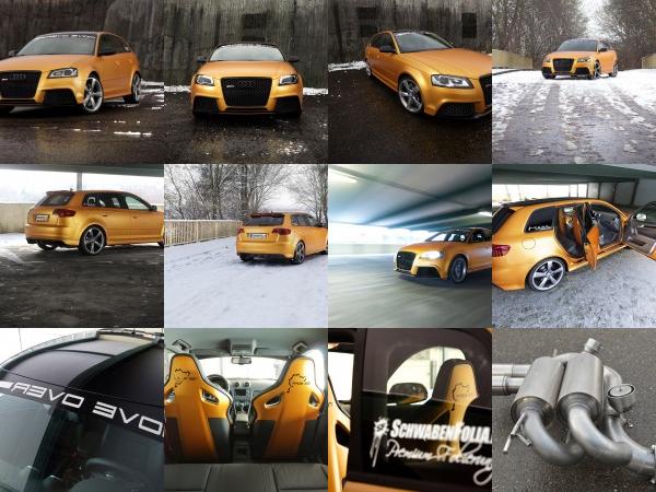 Audi Schwabenfolia Audi RS3 Gold Orange (2013) - picture 1 of 13
