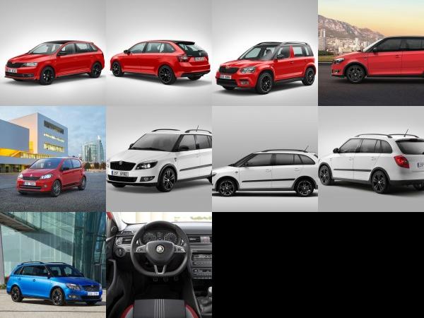 Skoda Monte Carlo Edition LineUp (2014) - picture 1 of 10
