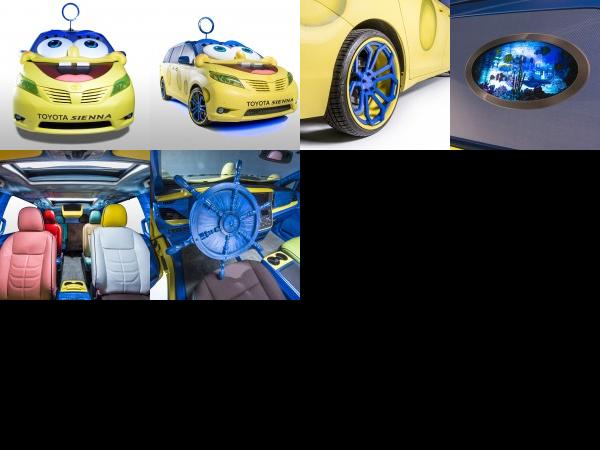 Toyota SpongeBob Movie-themed 2015 Toyota Sienna (2015) - picture 1 of 6