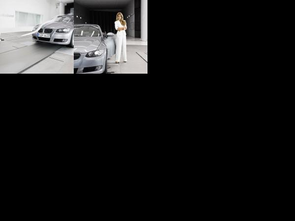 BMW Sylvie van der Vaart in BMW wind tunel (2009) - picture 13 of 14