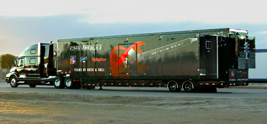 Chevrolet Rock And Roll Tour Trailer Chevrolet Rock And Roll Tour Trailer
