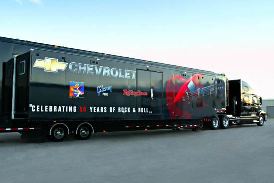 Chevrolet Rock And Roll Tour Trailer Chevrolet Rock And Roll Tour Trailer