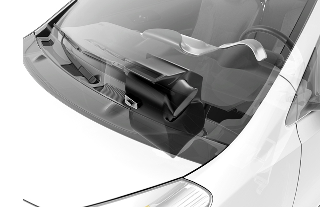 Toyota iQ: Smaller heater/air conditioning unit Toyota iQ: Smaller heater/air conditioning unit