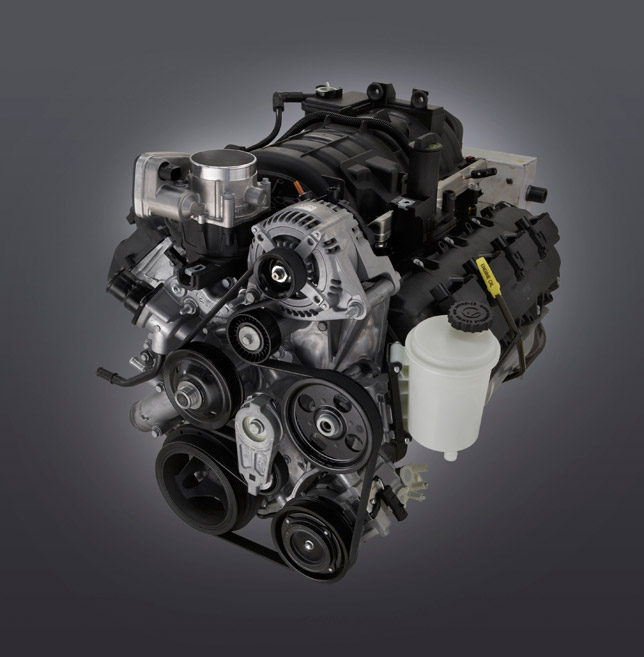 5.7-liter HEMI® V-8 engine 2009 HEMI for all-new Dodge Ram