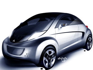 mitsubishi i miev sport air concept