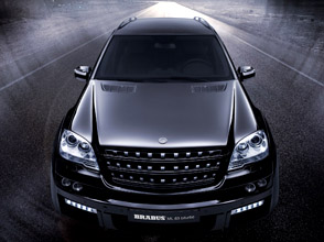 brabus ml 63 biturbo world debut at the geneva motor show 2009