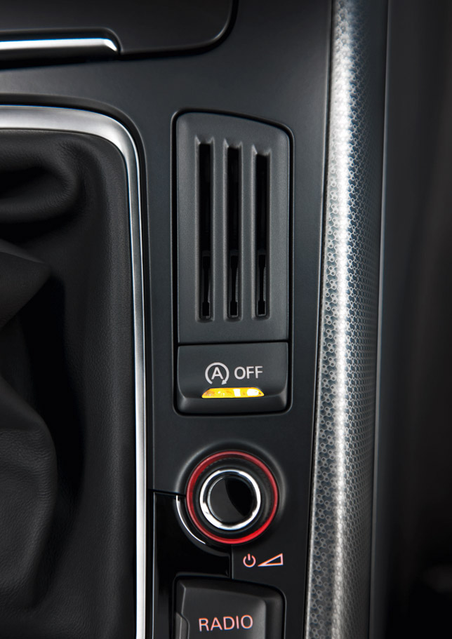 Audi A5 Start-stop system - button Audi A5 Start-stop system - button