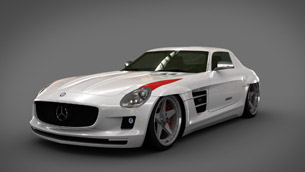 gwa panamericana styling kit for the 2010 mercedes-benz sls