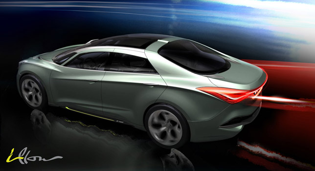 Hyundai i-flow concept saloon Hyundai i-flow concept saloon