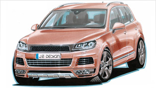 2011 vw touareg goes wide with new je design styling kit