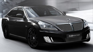 dub magazine shows its custom hyundai equus ahead of sema