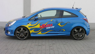 opel corsa opc with 320 ps by dbilas dynamic