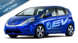 2010 honda fit ev concept - a production model comes in 2012