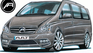 A.R.T tuning beutifies the Mercedes-Benz Viano