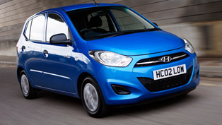 hyundai i10 blue - most genuinely economical petrol engined car
