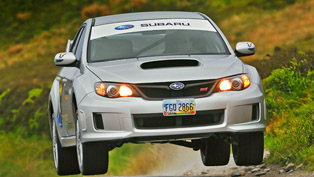 subaru impreza wrx sti with a lap record at isle of man