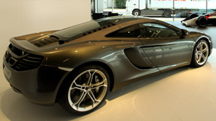 mclaren's first showroom in germany