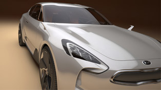 kia four-door sports sedan concept at frankfurt motor show