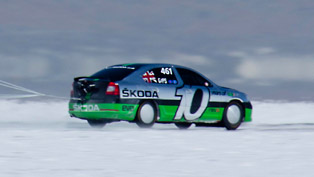skoda octavia vrs - 320 km/h on bonneville